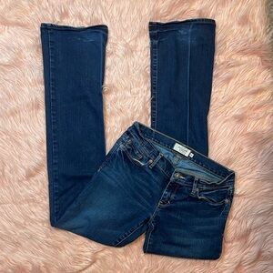 Abercrombie & Fitch Stretch Dark‎ Wash Emma Slim Boot Jeans Size 2R